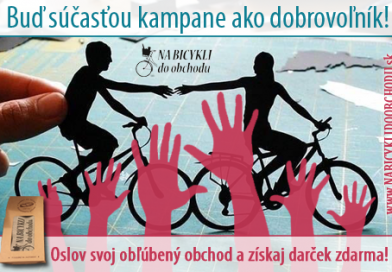 Letné cyklo dobrovoľníctvo pre lepšie nákupy na bicykli